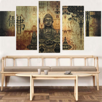 Huge Buddha Abstract Canvas Art Oil Painting Modern Home Wall Decor Set No Frame June 2018 - 3 Huge Buddha Abstract Canvas Art Oil Painting Modern Home Wall Decor Set No Frame - 3