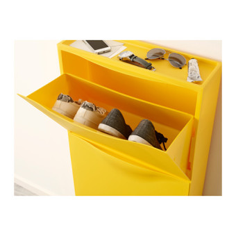 Ikea Stackable Shoe Cabinet Set Of 3 (Yellow) June 2018 - 3 Ikea Stackable Shoe Cabinet Set of 3 (Yellow) - 3