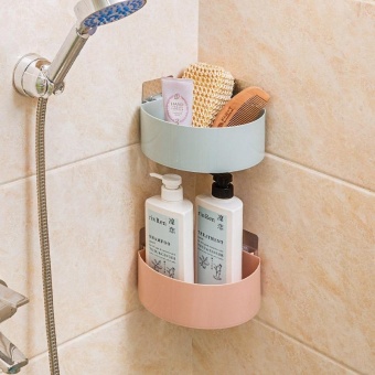 Kitchen Bathroom Corner Storage Holder Shelf Shower Caddy ToolOrganizer Rack Basket Sucker Cup - Intl July 2018 - 3 Kitchen Bathroom Corner Storage Holder Shelf Shower Caddy ToolOrganizer Rack Basket Sucker Cup - intl - 3
