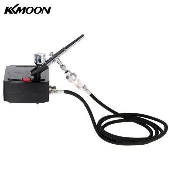 KKmoon 100-250V Gravity Feed Dual Action Airbrush Air CompressorKit For Art Painting Tattoo Manicure Craft Cake Spray Model NailTool Set - Intl June 2018 - 2 KKmoon 100-250V Gravity Feed Dual Action Airbrush Air CompressorKit for Art Painting Tattoo Manicure Craft Cake Spray Model NailTool Set - intl - 2