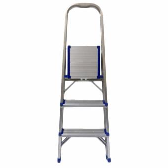 Kruger Aluminum Step Ladder, FT-3 (3 Steps) June 2018 - 2 Kruger Aluminum Step Ladder, FT-3 (3 Steps) - 2