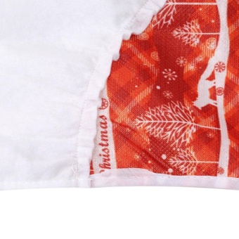LALANG Christmas Tree Skirt Tree Tabletop Party ChristmasDecoration (Red) - Intl June 2018 - 4 LALANG Christmas Tree Skirt Tree Tabletop Party ChristmasDecoration (Red) - intl - 4