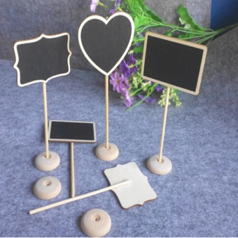 LALANG Mini Rectangular Shape Blackboard Chalkboard With Stand ForMessage Board Signs - Intl June 2018 - 4 LALANG Mini Rectangular Shape Blackboard Chalkboard with Stand forMessage Board Signs - intl - 4