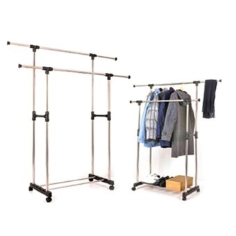 L&H DIY2s High Quality Double-Pole Clothes Rack July 2018 - 4 L&H DIY2s High Quality Double-Pole Clothes Rack - 4