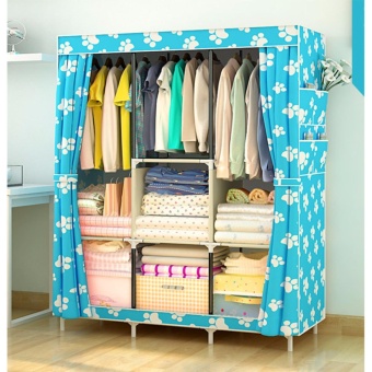 Large Size Quality Fashion Simple Multifunction Cloth Wardrobe Storage Cabinets C-77130 June 2018 - 2 Large Size Quality Fashion Simple Multifunction Cloth Wardrobe Storage Cabinets C-77130 - 2