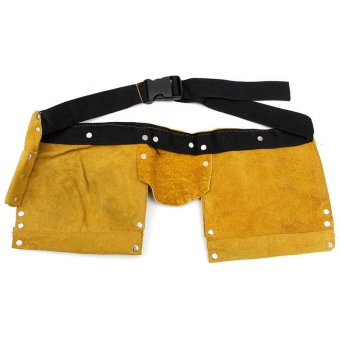 Leather Pocket Pouch Tool Belt Bag Electrician Carpenter Contractor Construction April 2018 - 3 Leather Pocket Pouch Tool Belt Bag Electrician Carpenter Contractor Construction - 3