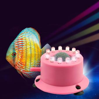 LED Air Curtain Stone Bubble Disk And Aquarium Light Colorful Bubble Lamp Submersible Light Fish Tank Aquatic Accessory - Intl April 2018 - 5 LED Air Curtain Stone Bubble Disk and Aquarium light Colorful Bubble Lamp Submersible Light Fish Tank Aquatic Accessory - intl - 5