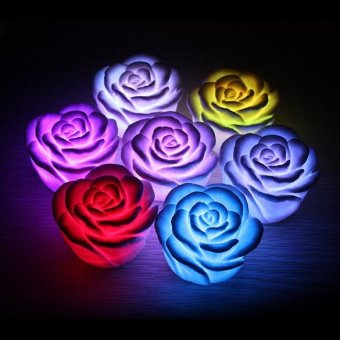 New 50pcs Netherlands Imported Bluelover Rose Flower Seeds Lightblue Source · LED Romantic Rose Flower Color