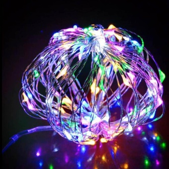 Leegoal LED Fairy String Lights Indoor And Outdoor 5m 50 LEDs Copper Wire Light Battery Powered For Christmas Bedroom Garden Party Wedding Decoration Multicolor - Intl June 2018 - 2 leegoal LED Fairy String Lights Indoor And Outdoor 5m 50 LEDs Copper Wire Light Battery Powered For Christmas Bedroom Garden Party Wedding Decoration Multicolor - intl - 2