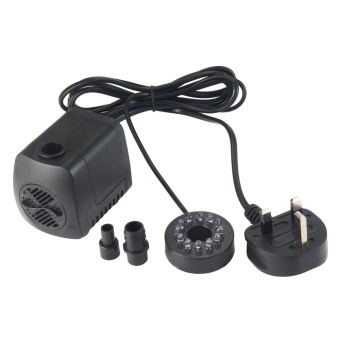 Leegoal RGB LED Submersible Pump, Mini Electric Fountain Water Pump With 12 LED Light And 2 Nozzles For Aquarium Fish Tank Fountains Pool Garden Pond (15W 1.6M) - Intl June 2018 - 3 leegoal RGB LED Submersible Pump, Mini Electric Fountain Water Pump With 12 LED Light And 2 Nozzles For Aquarium Fish Tank Fountains Pool Garden Pond (15W 1.6M) - intl - 3