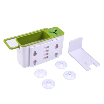 Leegoal Sink Caddy Kitchen Sink Organizer Holder For Dish, SoapSponge Brush Holder Drains Water Dishwasher, Sponge Holder DryingRack Holders Dish Drying Rack Sink Shelf,Green+White - Intl June 2018 - 5 leegoal Sink Caddy Kitchen Sink Organizer Holder For Dish, SoapSponge Brush Holder Drains Water Dishwasher, Sponge Holder DryingRack Holders Dish Drying Rack Sink Shelf,Green+White - intl - 5