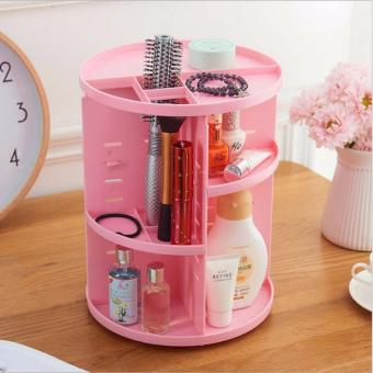 Limited Plastic Cosmetic Storage Box 360 Degree Rotation Makeup Organizer Boxes Cosmetics Receive A Case Bins - Intl April 2018 - 2 Limited Plastic Cosmetic Storage Box 360 Degree Rotation Makeup Organizer Boxes Cosmetics Receive A Case Bins - intl - 2