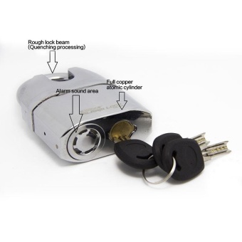 Live Birds Kinbar Alarm Padlock For Door/Motor/Bike/Car 110dbAnti-Theft Security Lock Set With Batteries - Intl June 2018 - 5 Live Birds Kinbar Alarm Padlock for Door/Motor/Bike/Car 110dbAnti-Theft Security Lock Set with Batteries - intl - 5