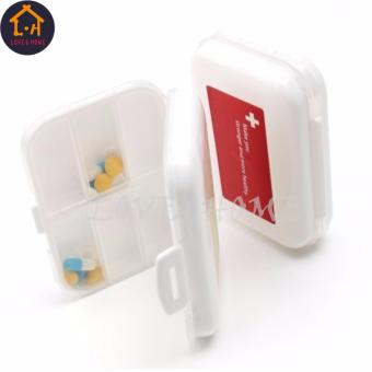 LOVE&HOME Plastic Portable 8 Slots Pills Box Medicine Tablets Storage (White) June 2018 - 5 LOVE&HOME Plastic Portable 8 Slots Pills Box Medicine Tablets Storage (White) - 5