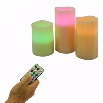 Luma Candles Flameless Changing LED Light With Remote Control Timer June 2018 - 3 Luma Candles Flameless Changing LED Light with Remote Control Timer - 3