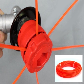 Makiyo 10mx2.4mm Nylon Strimmer Line Spool Cord Wire String Grass Trimmer Part (Orange Red) - Intl July 2018 - 2 Makiyo 10mx2.4mm Nylon Strimmer Line Spool Cord Wire String Grass Trimmer Part (Orange Red) - intl - 2