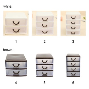 Makiyo Durable Plastic 4 Layers Drawer Storage Case Pratical Desktop Cosmetics Jewelry Watch Organizer Holder Box - Intl June 2018 - 2 Makiyo Durable Plastic 4 Layers Drawer Storage Case Pratical Desktop Cosmetics Jewelry Watch Organizer Holder Box - intl - 2