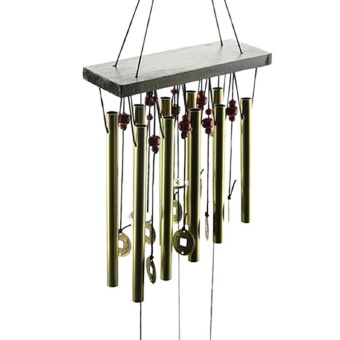 Makiyo Solid Wood Antique Bronze Garden Outdoor Hanging Wind Chime (02) - Intl June 2018 - 2 Makiyo Solid Wood Antique Bronze Garden Outdoor Hanging Wind Chime (02) - intl - 2