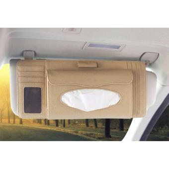 MC Sun Visor Pen CD Card Case Holder Bag Tissue Box Holder (Beige) June 2018 - 2 MC Sun Visor Pen CD Card Case Holder Bag Tissue Box Holder (Beige) - 2
