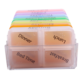 Medicine Weekly Storage Pill 7 Day Tablet Sorter Box Container Case Organizer June 2018 - 4 Medicine Weekly Storage Pill 7 Day Tablet Sorter Box Container Case Organizer - 4