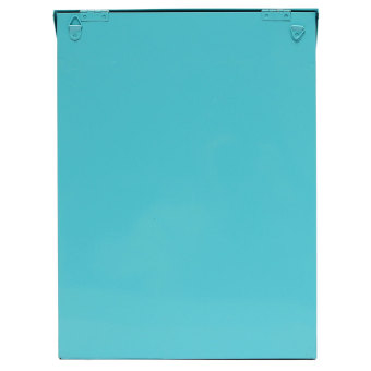 Metal Tin Locking Waterproof Post Card Mailbox Vintage Wall Hanging Mail Box New Blue April 2018 - 4 Metal Tin Locking Waterproof Post Card Mailbox Vintage Wall Hanging Mail Box New Blue - 4