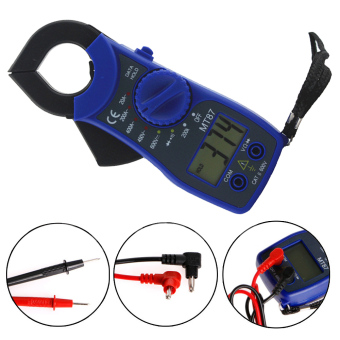 Mini Handheld LCD Display Digital AC DC Voltmeter Ammeter Ohmmeter Tester Clamp Meter Multimeter Blue June 2018 - 5 Mini Handheld LCD Display Digital AC DC Voltmeter Ammeter Ohmmeter Tester Clamp Meter Multimeter Blue - 5