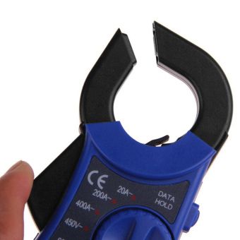 Mini Handheld LCD Display Digital AC DC Voltmeter Ammeter Ohmmeter Tester Clamp Meter Multimeter Blue June 2018 - 4 Mini Handheld LCD Display Digital AC DC Voltmeter Ammeter Ohmmeter Tester Clamp Meter Multimeter Blue - 4