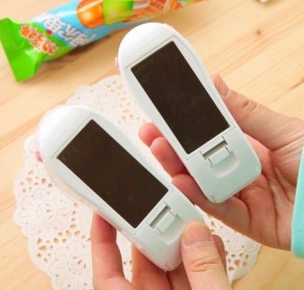 Mini Portable Snacks Plastic Bag Sealer White + Powder Cover - Intl July 2018 - 5 Mini Portable Snacks Plastic Bag Sealer White + Powder Cover - intl - 5