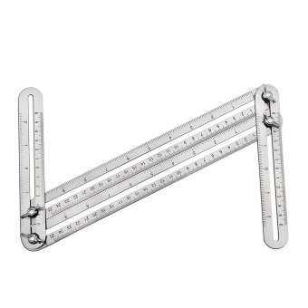 Multi Function Angle-izer Template Tool Stainless Steel MeasuresInstrument Folding Four-Sided Ruler(Sliver) - Intl April 2018 - 5 Multi Function Angle-izer Template Tool Stainless Steel MeasuresInstrument Folding Four-Sided Ruler(Sliver) - intl - 5