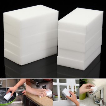Nano 100PCS Sponge Magic Magic Wipe The Kitchen Clean Cleansing Scrub Dish Sponge Magic Sponge Multi-function Foam Cleaning Eraser Material: Melamine Color: White Size: 10 * 6 * 2cm June 2018 - 3 Nano 100PCS Sponge Magic Magic Wipe the kitchen clean Cleansing scrub dish sponge Magic Sponge Multi-function foam cleaning eraser Material: Melamine Color: White Size: 10 * 6 * 2cm - 3