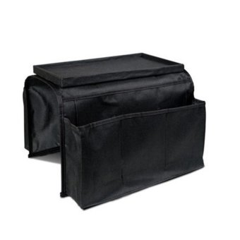 New Fashion 6 Pockets Sofa Handrail Couch Armrest Arm RestOrganizer Remote Control Holder Bag On TV Sofa Organizer (Color:Black) - Intl June 2018 - 3 New Fashion 6 Pockets Sofa Handrail Couch Armrest Arm RestOrganizer Remote Control Holder Bag On TV Sofa Organizer (Color:Black) - intl - 3