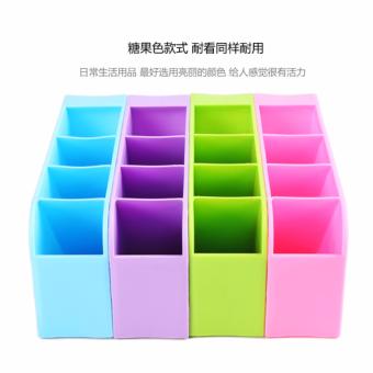 New Multi Function Mini Drawer Four Grid Storage Boxof4(Pink/Green/Blue/Violet) June 2018 - 2 New Multi function Mini Drawer Four Grid Storage Boxof4(Pink/Green/Blue/Violet) - 2