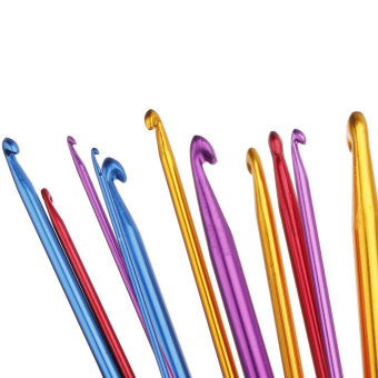 NiceEshop Multicolour Aluminum Crochet Hook Knit Needles WeaveKnit,Set Of 11 June 2018 - 3 niceEshop Multicolour Aluminum Crochet Hook Knit Needles WeaveKnit,Set of 11 - 3