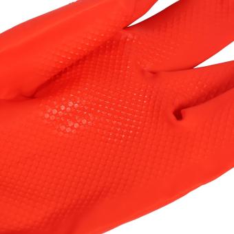 One Pair Of Long Warm Latex Washing Gloves Waterproof For Winter Househeld Kitchen Cleaning Hot - Intl June 2018 - 4 One Pair Of Long Warm Latex Washing Gloves Waterproof For Winter Househeld Kitchen Cleaning Hot - intl - 4