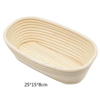 Oval Rattan Basket Bread Banneton Brotform Proofing Mold FruitStorage Kitchen 25x15x8cm - Intl June 2018 - 5 Oval Rattan Basket Bread Banneton Brotform Proofing Mold FruitStorage Kitchen 25x15x8cm - Intl - 5