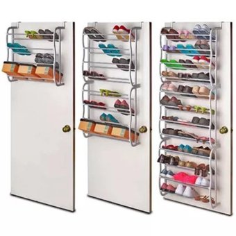 Over The Door Shoe Organizer 12-Tier Hanging Shoe Storage Rack -intl July 2018 - 2 Over the Door Shoe Organizer 12-Tier Hanging Shoe Storage Rack -intl - 2