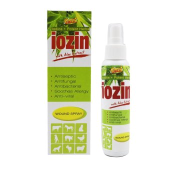 Papi Iodine Potent Herbs Iozin With Aloe Extract Wound Pet Spray 120mL June 2018 - 3 Papi Iodine Potent Herbs Iozin with Aloe Extract Wound Pet Spray 120mL - 3