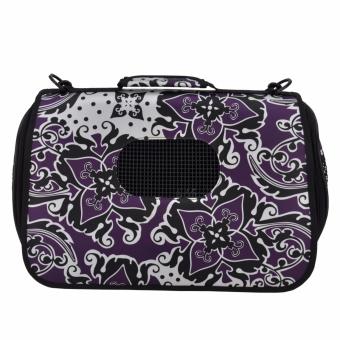 Paws UP Portable Foldable Dog Cat Pet Carrier Travel Bag CageOriental Flower Design June 2018 - 3 Paws UP Portable Foldable Dog Cat Pet Carrier Travel Bag CageOriental Flower design - 3