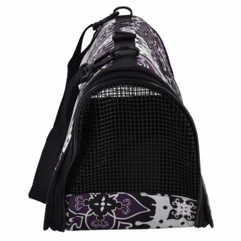 Paws UP Portable Foldable Dog Cat Pet Carrier Travel Bag CageOriental Flower Design June 2018 - 5 Paws UP Portable Foldable Dog Cat Pet Carrier Travel Bag CageOriental Flower design - 5