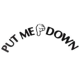 Personalized Funny Decorative Waterproof Vinyl Toilet StickersCreative English Letter Put Me Down Bathroom Home Decor Wall ArtDecal - Intl June 2018 - 2 Personalized Funny Decorative Waterproof Vinyl Toilet StickersCreative English Letter Put Me Down Bathroom Home Decor Wall ArtDecal - intl - 2