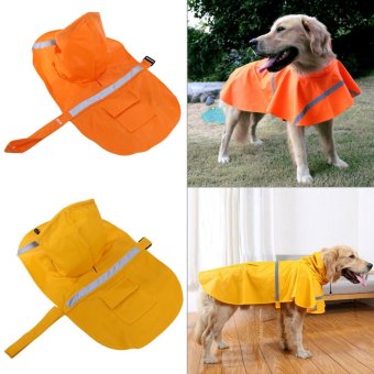 Pet Cat Dog Outdoor Waterproof Jacket Hood Poncho Raincoat(YellowXS) - Intl July 2018 - 3 Pet Cat Dog Outdoor Waterproof Jacket Hood Poncho Raincoat(YellowXS) - intl - 3