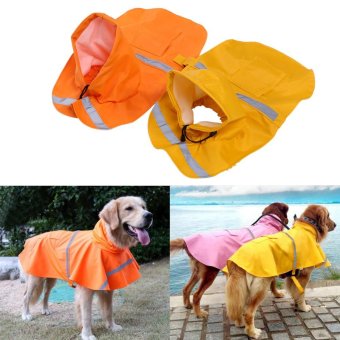 Pet Cat Dog Outdoor Waterproof Jacket Hood Poncho Raincoat(YellowXS) - Intl July 2018 - 2 Pet Cat Dog Outdoor Waterproof Jacket Hood Poncho Raincoat(YellowXS) - intl - 2
