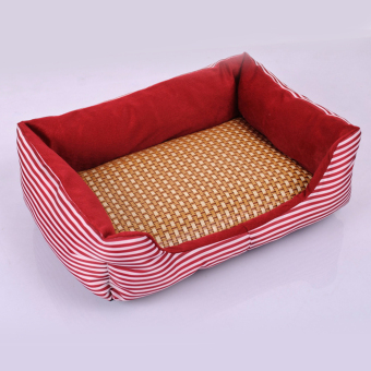 Pet Dog Cat Hot Summer Cooling Bed Straw Bamboo Pad April 2018 - 3 Pet Dog Cat Hot Summer Cooling Bed Straw Bamboo Pad - 3