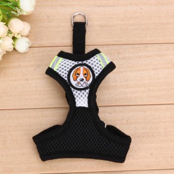 Pet Dog Collars Puppy Leash Vest Mesh Breathe AdjustableHarness(Black S) - Intl July 2018 - 2 Pet Dog Collars Puppy Leash Vest Mesh Breathe AdjustableHarness(Black S) - intl - 2