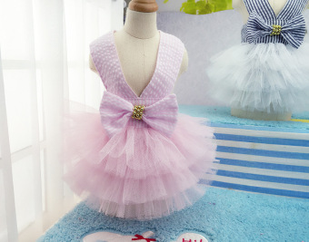 Pet Dogs Bubble Skirt With Bowknot Princess Dress Pink - Intl June 2018 - 2 Pet Dogs Bubble Skirt with Bowknot Princess Dress pink - intl - 2
