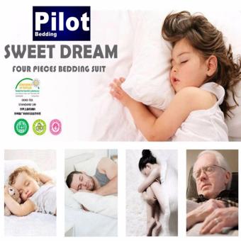 Pilot PL001 Bedding New Arrival 4 In 1 Plain Color Skin-Friendly Soft And Comfortable Cotton Symphony Style Best Wedding Gift Bedding Suit (Plain Light Blue) June 2018 - 2 Pilot PL001 Bedding New Arrival 4 in 1 Plain Color Skin-Friendly Soft and Comfortable Cotton Symphony Style Best Wedding Gift Bedding Suit (Plain Light Blue) - 2