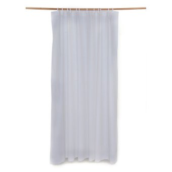 Plain Shower Curtain With Free 2pc Shower Cap Set (White) June 2018 - 2 Plain Shower Curtain with free 2pc Shower Cap Set (White) - 2