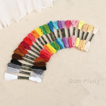 PLATIM 50 Threads/Set Dmc Floss Skein Cross Stitch Threads Embroiderysewing (Random Color ) June 2018 - 3 PLATIM 50 Threads/Set Dmc Floss Skein Cross Stitch Threads Embroiderysewing (Random Color ) - 3