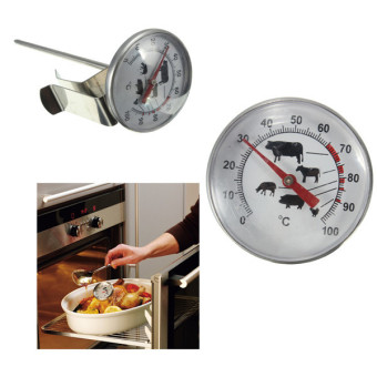 Pocket Probe Thermometer Gauge For BBQ Meat Food (Stainless Steel) July 2018 - 2 Pocket Probe Thermometer Gauge For BBQ Meat Food (Stainless Steel) - 2