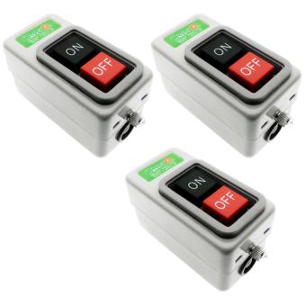 Power Push Button Switch 10A 1.5KW- PBS-310- 3set June 2018 - 3 Power Push Button Switch 10A 1.5KW- PBS-310- 3set - 3